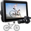 Handlebar Bike Mirror with Rearview Camera, 4.3-Inch HD Display, Night Vision, 145° Wide Angle