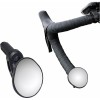 Drop Bar Bike Mirror with HD Convex Blue Glass, Shatter-Resistant Bar End Bicycle Mirror