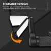 2-Pack HD Bike Handlebar End Mirrors, 360° Rotatable Foldable Glass Bicycle Mirrors