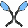 Handlebar Bike Mirror with HD Shatter-Resistant Glass, Adjustable Rotatable Bicycle Rearview Mirror