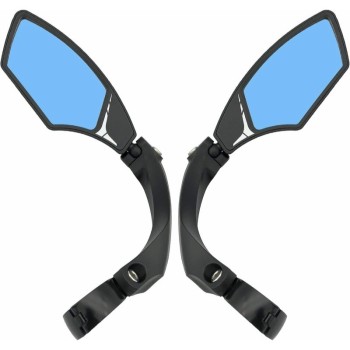 Handlebar Bike Mirror with HD Shatter-Resistant Glass, Adjustable Rotatable Bicycle Rearview Mirror