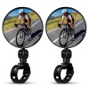 2-Pack Bike Handlebar Mirrors, Adjustable Bicycle Rearview Mirrors