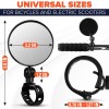 2-Pack Bike Handlebar Mirrors, Adjustable Bicycle Rearview Mirrors
