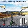2-Pack Bike Mirror with Upgraded Handlebar Mount, 360° Adjustable Bicycle Rearview Mirror