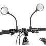 2-Pack Bike Handlebar Rearview Mirrors, Adjustable Mirrors for Mountain and Road Bikes
