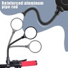 2-Pack Bike Handlebar Rearview Mirrors, Adjustable Mirrors for Mountain and Road Bikes