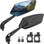 2-Pack Bike Mirrors for eBikes, 360° Adjustable Bicycle Rearview Mirrors