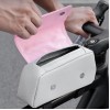Bike Top Tube Bag, Waterproof Magnetic Flip Cover Frame Bag