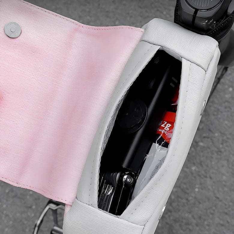 Bike Top Tube Bag, Waterproof Magnetic Flip Cover Frame Bag