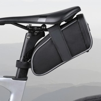 Bike Saddle Bag, Large Capacity Water-Resistant Seat Storage Bag
