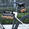 Bike Handlebar and Top Tube Bag, Multifunctional Front Frame Cycling Bag
