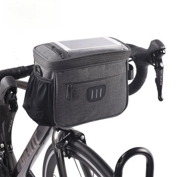 Bike Handlebar Bag, Multifunctional Front Bag for Folding and Balance Bikes