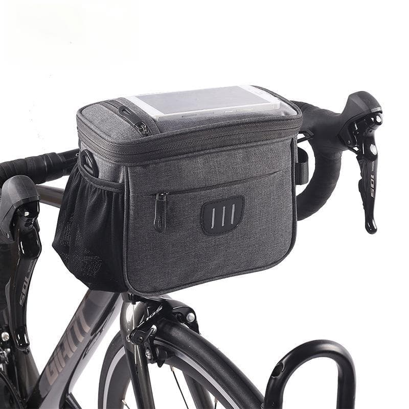 Bike Handlebar Bag, Multifunctional Front Bag for Folding and Balance Bikes