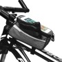 Bike Top Tube Bag, Waterproof Frame Bag for Mountain and Road Bikes