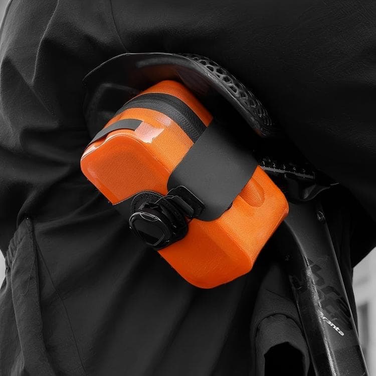 Bike Saddle Bag with Rotary Buckle, Waterproof Tool Storage Seat Bag