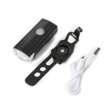 Bike Headlight, USB Rechargeable Super Bright LED Light for Night Riding