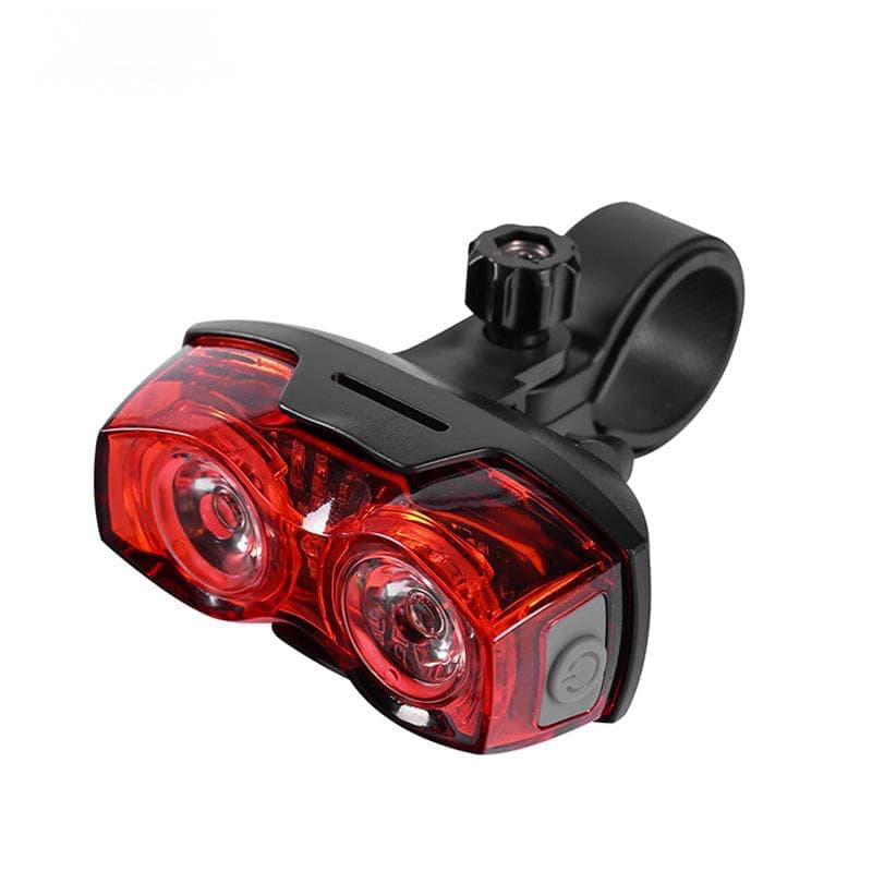 Bike Taillight with Dual LED Beads, Cycling Warning Light
