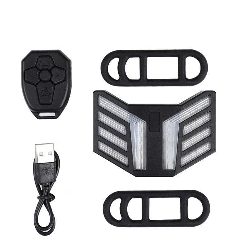 Bike Turn Signal Taillight with Horn, Wireless Remote Control