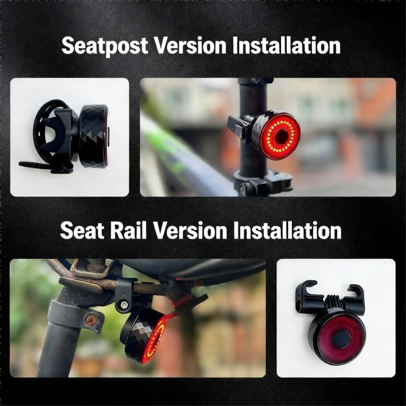 Smart Sensor Anti-Lost Tracking Bike Taillight for Cycling Safety