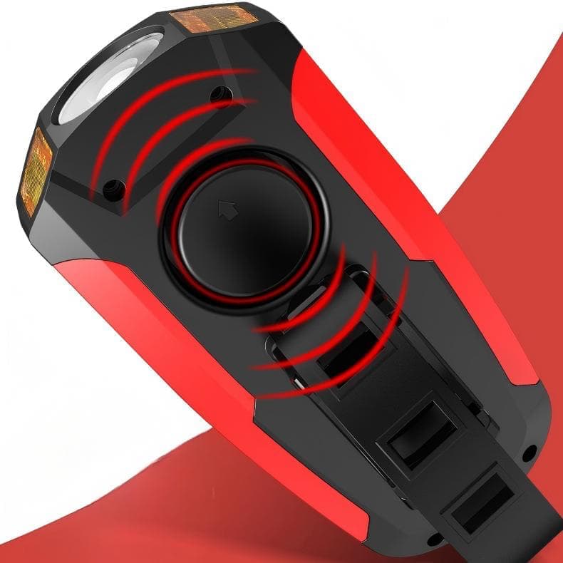 Multifunction Bike Headlight with Horn and Speedometer, Super Bright LED Light