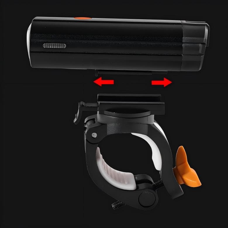 Bike Headlight, Type-C Rechargeable Aluminum Alloy High Brightness Light
