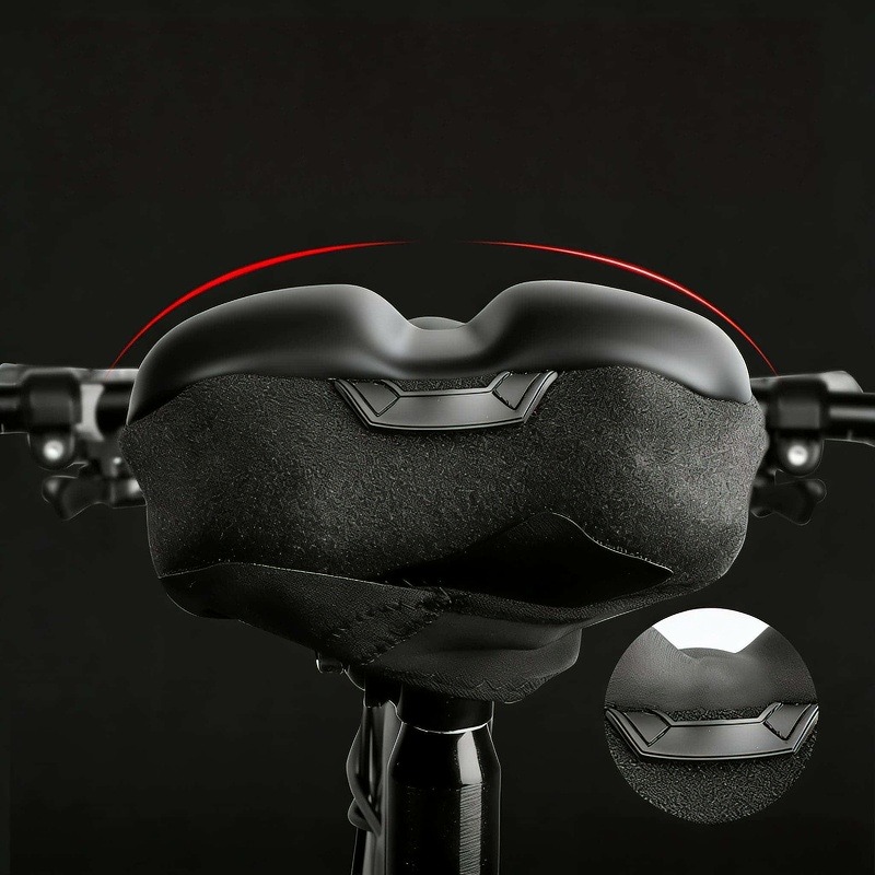 Bike Saddle Cover, Silicone Ultra-Soft Thickened Seat Cushion