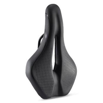 Bike Saddle, Hollow Racing Style Comfort Seat for Competitive Cycling