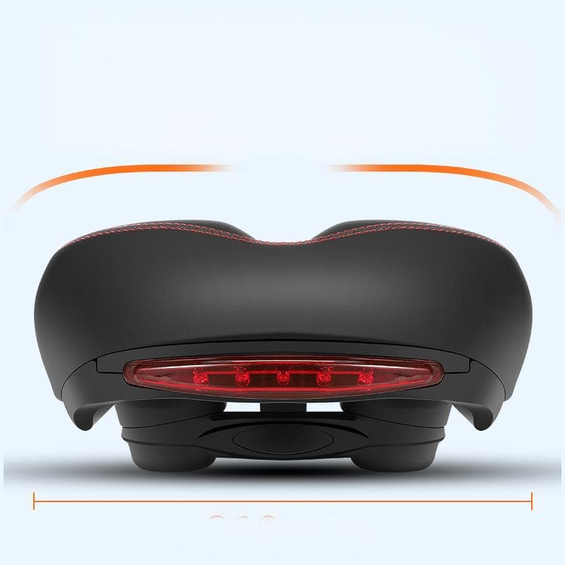 Bike Saddle with Taillight, Hollow Thickened Soft Comfort Seat