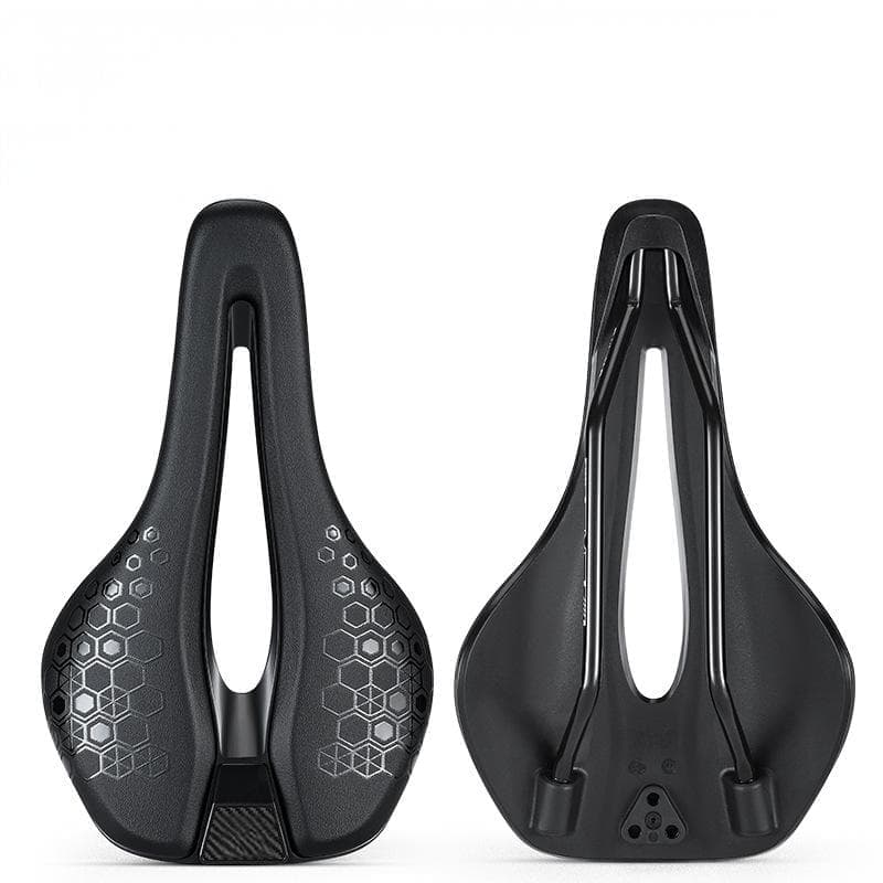Short Nose Bike Saddle, Cut-Out Racing Comfort Saddle