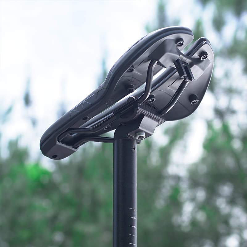 Bike Saddle, Hollow Breathable Comfort Seat for Mountain and Road Bikes