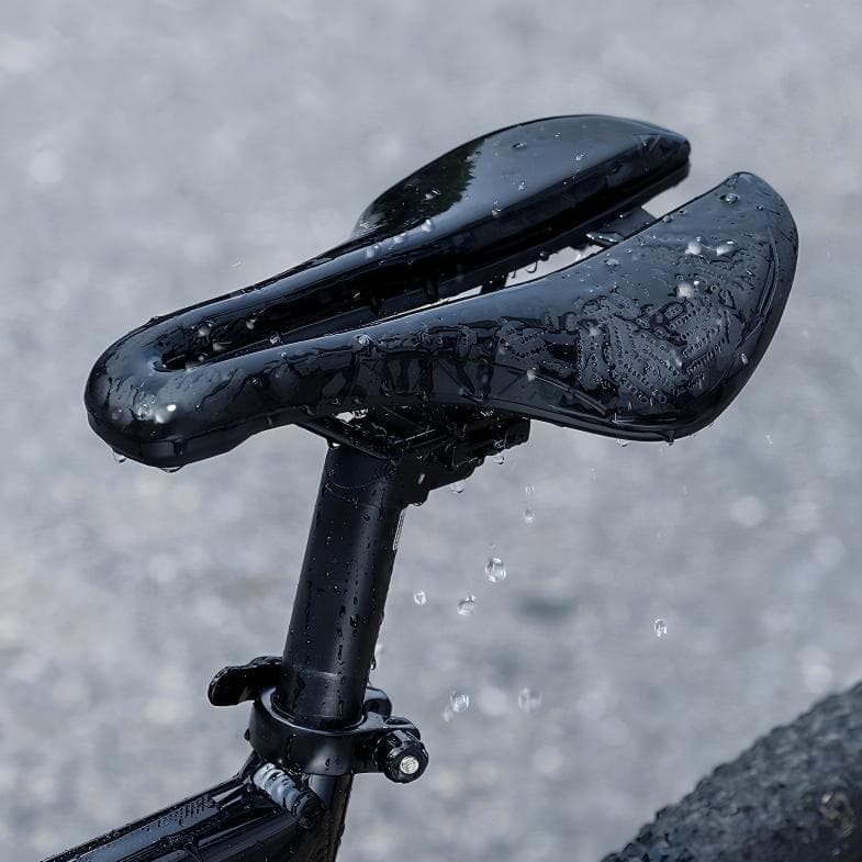 Bike Saddle, Hollow Breathable Comfort Seat for Mountain and Road Bikes