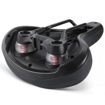 Bike Saddle with Spring Shock Absorption, Taillight Mountable Comfort Seat