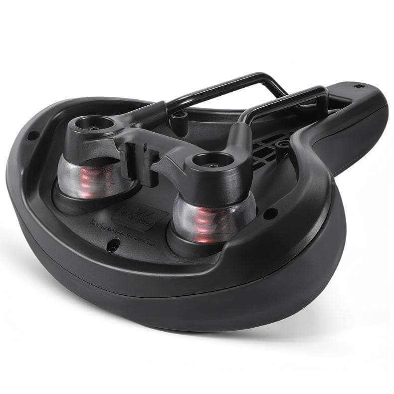 Bike Saddle with Spring Shock Absorption, Taillight Mountable Comfort Seat