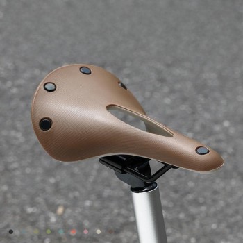 Bike Saddle, Cut-Out Comfort Seat for Road Bikes and Folding Bikes