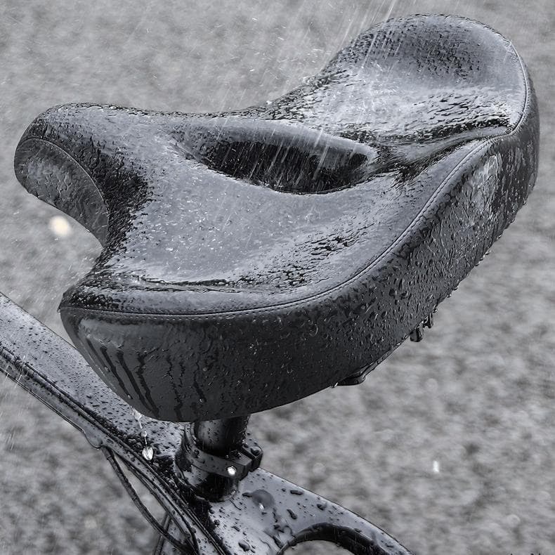 Wide Oversized Bike Saddle, Soft Comfort Seat for Mountain Bikes
