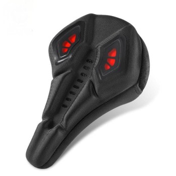 Bike Saddle Cover, Silicone Shock Absorption High Elasticity Seat Cover